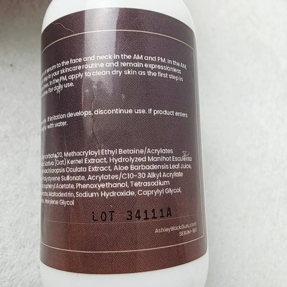Ashley Black Deluxe Serum 1.75 oz 52ml Skin Tightening Lifting Smoothing SEALED